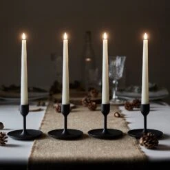 Lot De Citrouilles Lumineuses Et Bougies D'Automne 9 Lot De Citrouilles Lumineuses Et Bougies D'Automne -Boutique De Noël CA19025 4 Chandelles TruGlow