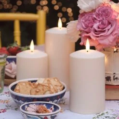 3 Bougies D'Extérieur à LED TruGlow® Avec Télécommande 27 3 Bougies D'Extérieur à LED TruGlow® Avec Télécommande -Boutique De Noël CA20004 3 bougies dexterieur a led truglow en deco d exterieur 2