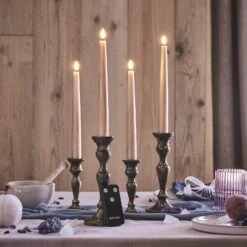 Lot De 4 Chandelles Cuivrées TruGlow® 8 Lot De 4 Chandelles Cuivrées TruGlow® -Boutique De Noël CA24028 4lot de 4 chandelles cuivrees truglow 3