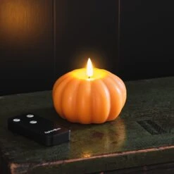 Bougie LED TruGlow® En Forme De Citrouille 5 Bougie LED TruGlow® En Forme De Citrouille -Boutique De Noël CA24038 bougie led truglow en forme de citrouille 1