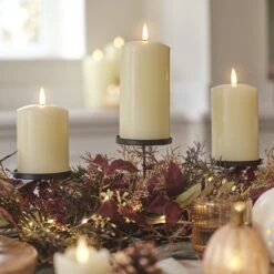 Lot De Composition Automnale Avec Trio De Porte-Bougies & 3 Bougies LED TruGlow® 10 Lot De Composition Automnale Avec Trio De Porte-Bougies & 3 Bougies LED TruGlow® -Boutique De Noël D DE25006CA lot de composition automnale avec trio de porte bougies 3 bougies led truglow