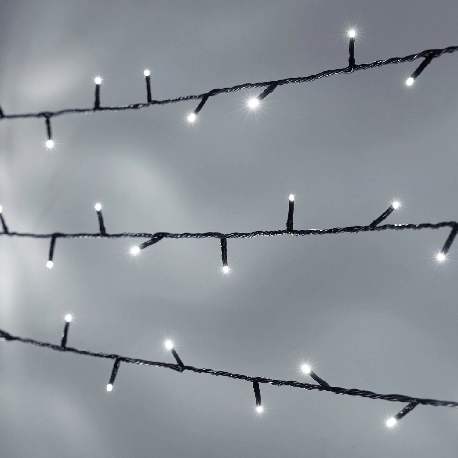 Guirlande Lumineuse Essential Connect 40m 400 LED Blanche Câble Vert Raccordable 2 Guirlande Lumineuse Essential Connect 40m 400 LED Blanche Câble Vert Raccordable – Image 2