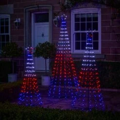 Lot De 3 Sapins De Noël Cônes Lumineux D’Extérieur Avec Fonction Changement De Couleur 39 Lot De 3 Sapins De Noël Cônes Lumineux D’Extérieur Avec Fonction Changement De Couleur -Boutique De Noël EU L4F2402038 lot de 3 sapins de noel cones lumineux d exterieur avec fonction changement de couleur 19