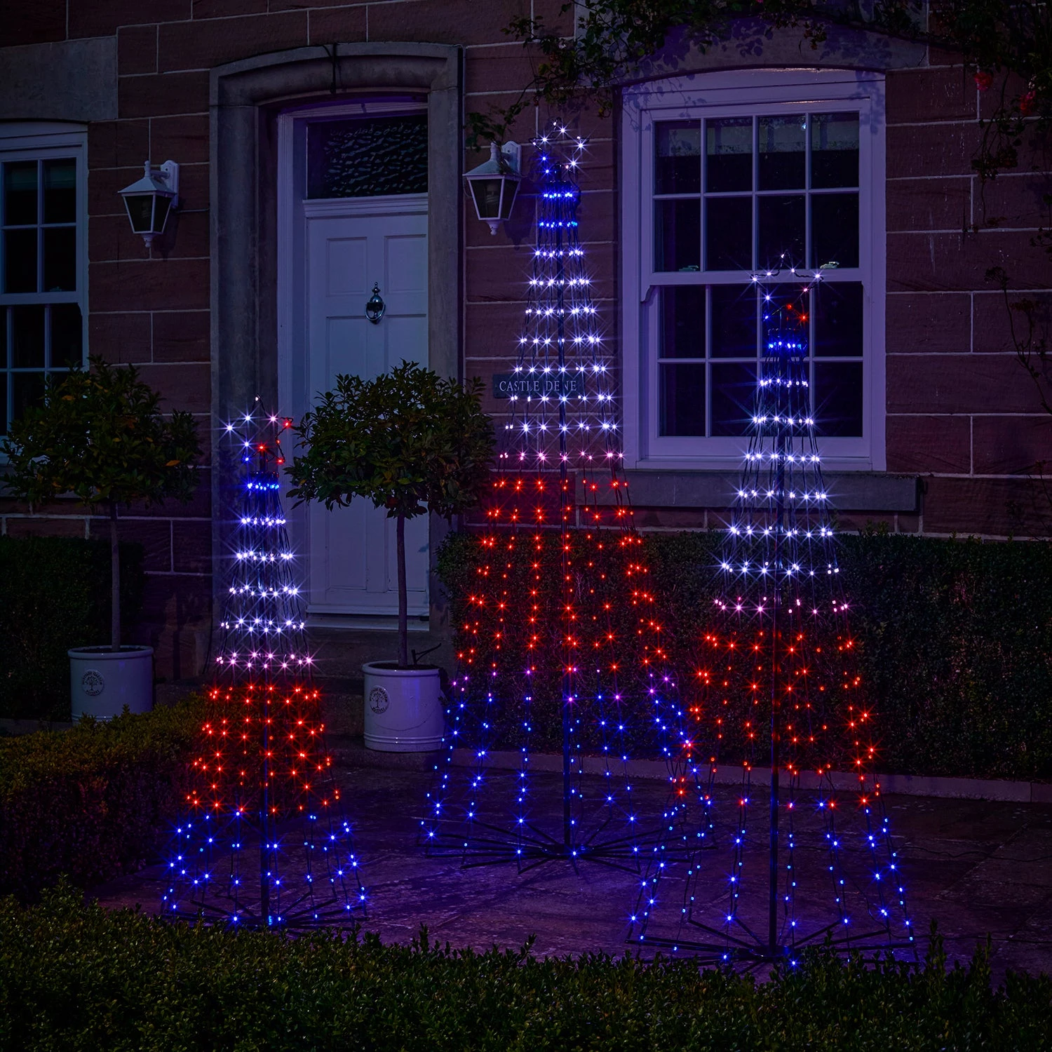 Lot De 3 Sapins De Noël Cônes Lumineux D’Extérieur Avec Fonction Changement De Couleur 20 Lot De 3 Sapins De Noël Cônes Lumineux D’Extérieur Avec Fonction Changement De Couleur – Image 20