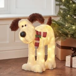 Wallace Et Gromit™ Figurine Lumineuse 11 Wallace Et Gromit™ Figurine Lumineuse -Boutique De Noël GR001EU Gromit Figurine lumineuse de noel 6