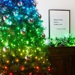 Guirlande Lumineuse Connectée Twinkly De 20m Avec 250 LED Multicolores 11 Guirlande Lumineuse Connectée Twinkly De 20m Avec 250 LED Multicolores -Boutique De Noël Guirlandes lumineuses connectee Twinkly RGB 2