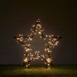 Petite Étoile Lumineuse De Jardin à Piquer De 60cm