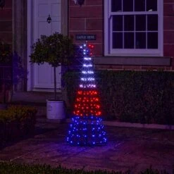 Sapin De Noël Cône Lumineux D’Extérieur De 1,5 M à Fonction Changement De Couleur 37 Sapin De Noël Cône Lumineux D’Extérieur De 1,5 M à Fonction Changement De Couleur -Boutique De Noël L4F24020EU sapin de noel cone lumineux d exterieur de 1 5 m a 205 led multicolores 17