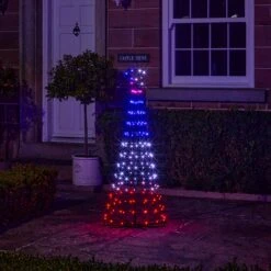 Sapin De Noël Cône Lumineux D’Extérieur De 1,5 M à Fonction Changement De Couleur 38 Sapin De Noël Cône Lumineux D’Extérieur De 1,5 M à Fonction Changement De Couleur -Boutique De Noël L4F24020EU sapin de noel cone lumineux d exterieur de 1 5 m a 205 led multicolores 18