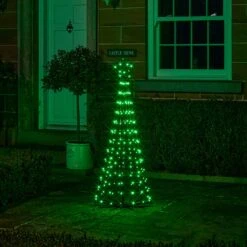 Sapin De Noël Cône Lumineux D’Extérieur De 1,5 M à Fonction Changement De Couleur 27 Sapin De Noël Cône Lumineux D’Extérieur De 1,5 M à Fonction Changement De Couleur -Boutique De Noël L4F24020EU sapin de noel cone lumineux d exterieur de 1 5 m a 205 led multicolores 5