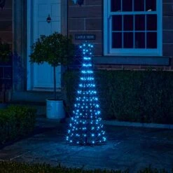 Sapin De Noël Cône Lumineux D’Extérieur De 1,5 M à Fonction Changement De Couleur 22 Sapin De Noël Cône Lumineux D’Extérieur De 1,5 M à Fonction Changement De Couleur -Boutique De Noël L4F24020EU sapin de noel cone lumineux d exterieur de 1 5 m a 205 led multicolores 6
