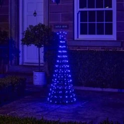 Sapin De Noël Cône Lumineux D’Extérieur De 1,5 M à Fonction Changement De Couleur 28 Sapin De Noël Cône Lumineux D’Extérieur De 1,5 M à Fonction Changement De Couleur -Boutique De Noël L4F24020EU sapin de noel cone lumineux d exterieur de 1 5 m a 205 led multicolores 7