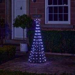 Sapin De Noël Cône Lumineux D’Extérieur De 1,5 M à Fonction Changement De Couleur 29 Sapin De Noël Cône Lumineux D’Extérieur De 1,5 M à Fonction Changement De Couleur -Boutique De Noël L4F24020EU sapin de noel cone lumineux d exterieur de 1 5 m a 205 led multicolores 8