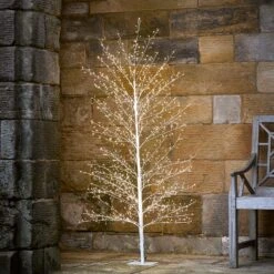 Ensemble D'Éclairage Festif Pour Porte D'Entrée 5 Ensemble D'Éclairage Festif Pour Porte D'Entrée -Boutique De Noël L4F24022 arbre lumineux de 1 5 m style bouleau a 1350 micro led blanc chaud 5b2adac6 db73 4b86 871f 5c76ba7b675f