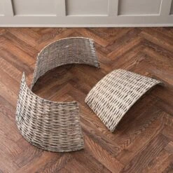 Jupe De Sapin De Noël En Rotin -Boutique De Noël L4F24044 jupe de sapin de noel en rotin 4