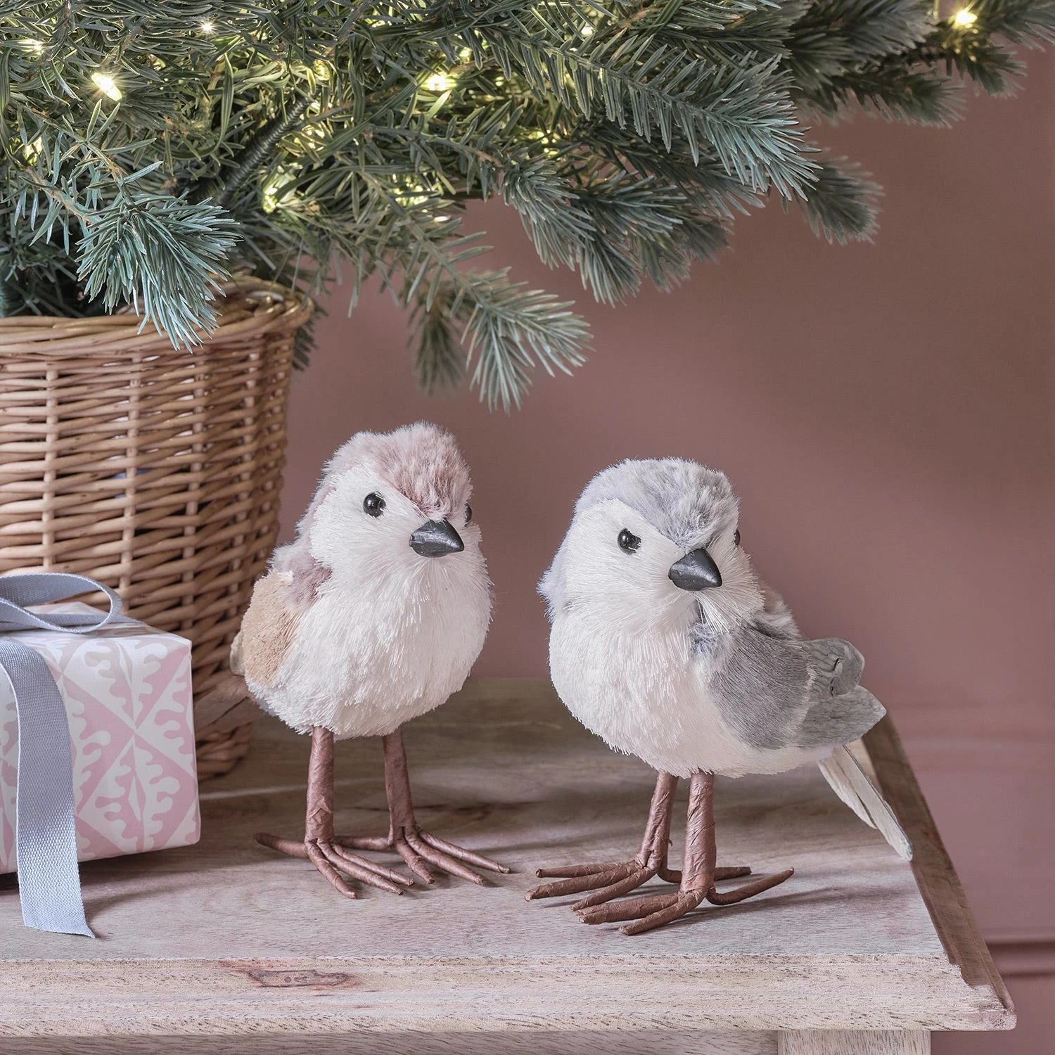 Lot De 2 Oiseaux Décoratifs Pour Sapin De Noël 1 Lot De 2 Oiseaux Décoratifs Pour Sapin De Noël