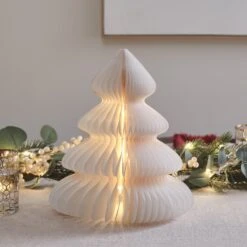Sapin De Noël En Papier De 28 Cm 10 Sapin De Noël En Papier De 28 Cm -Boutique De Noël L4F25009 sapin de noel en papier de 28 cm 4