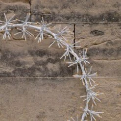 Grande Couronne Lumineuse Blanche De 78 Cm -Boutique De Noël L4F25013 grande couronne lumineuse de 78 cm 4