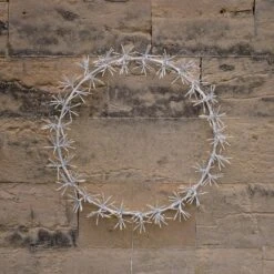 Grande Couronne Lumineuse Blanche De 78 Cm -Boutique De Noël L4F25013 grande couronne lumineuse de 78 cm 5