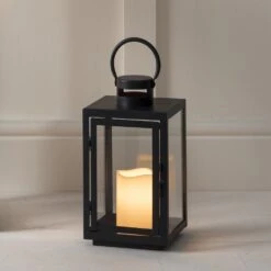 Malvern Lanterne De Jardin 16 Malvern Lanterne De Jardin -Boutique De Noël LA17002 Table Outdoor LED Candle Lantern Indoor Solo P4