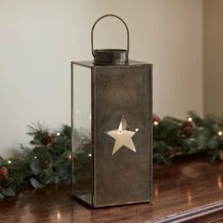 Duo De Lanternes Étoilées En Verre Et Métal Cuivré Avec Bougies TruGlow® 5 Duo De Lanternes Étoilées En Verre Et Métal Cuivré Avec Bougies TruGlow® -Boutique De Noël LA21015 Grande Lanterne Lumineuse Etoilee en Metal avec bougie 59b196fd 6c67 4dcc 9627 926766036543