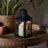Lanterne De Jardin Albury De 25 Cm Avec Bougie TruGlow® Et Télécommande