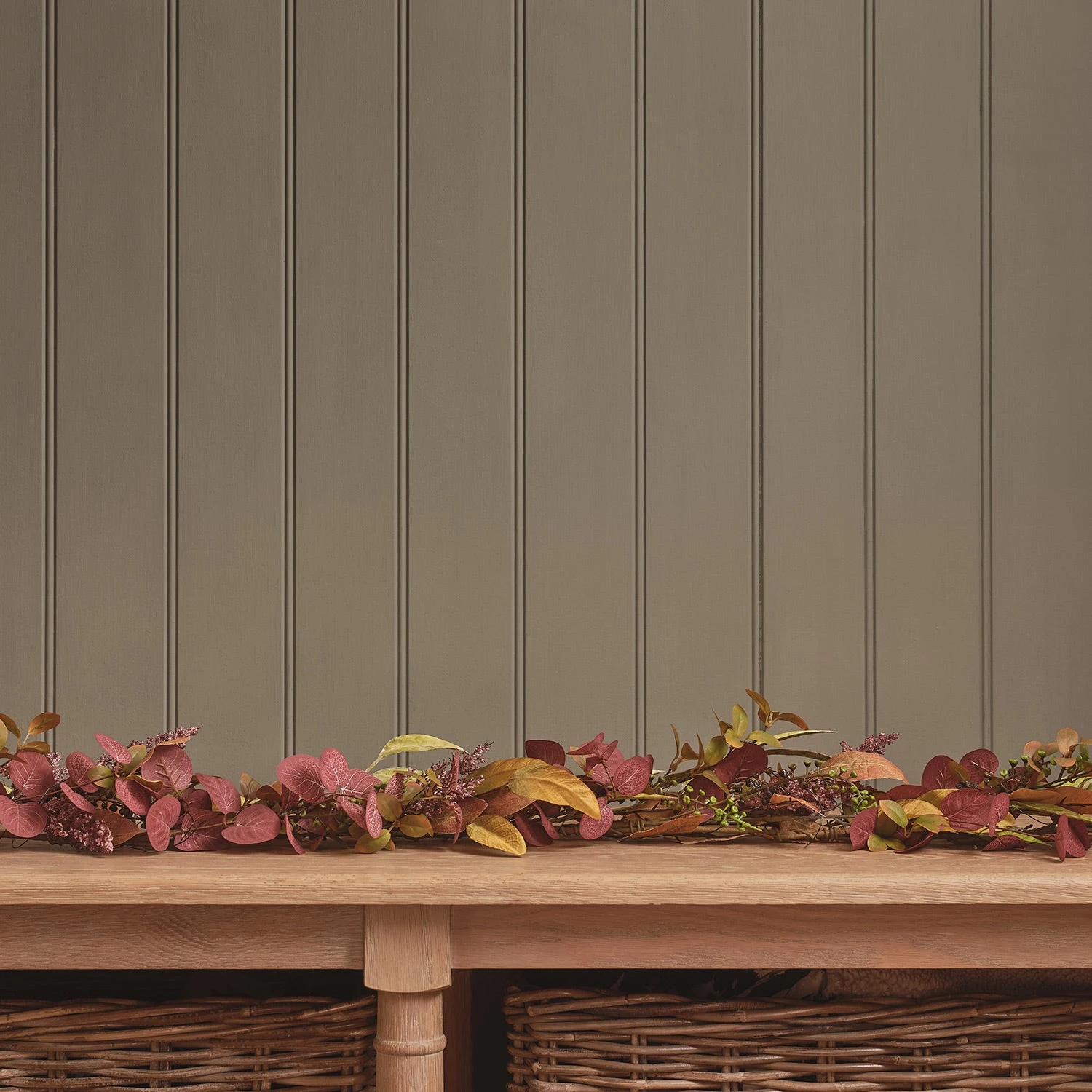 Lot De Couronne & Guirlande Automne-Hiver Pré-éclairées 8 Lot De Couronne & Guirlande Automne-Hiver Pré-éclairées – Image 8