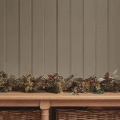 Guirlande Automne-Hiver Pré-éclairée De 2 M 12 Guirlande Automne-Hiver Pré-éclairée De 2 M -Boutique De Noël LL GA25008 guirlande automne hiver pre eclairee de 2 m 2