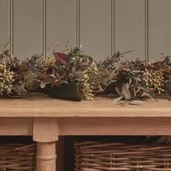 Guirlande Automne-Hiver Pré-éclairée De 2 M 13 Guirlande Automne-Hiver Pré-éclairée De 2 M -Boutique De Noël LL GA25008 guirlande automne hiver pre eclairee de 2 m 4