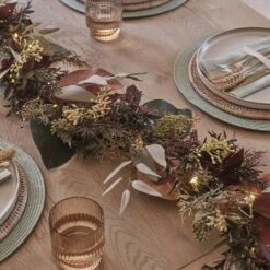 Guirlande Automne-Hiver Pré-éclairée De 2 M 11 Guirlande Automne-Hiver Pré-éclairée De 2 M -Boutique De Noël LL GA25008 guirlande automne hiver pre eclairee de 2 m 5