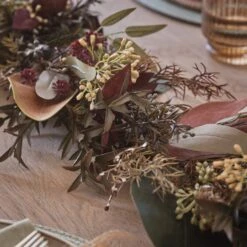 Guirlande Automne-Hiver Pré-éclairée De 2 M 14 Guirlande Automne-Hiver Pré-éclairée De 2 M -Boutique De Noël LL GA25008 guirlande automne hiver pre eclairee de 2 m 8