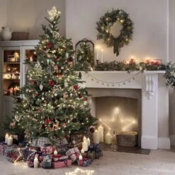 Couronne Automne Hiver Pré-éclairée De 60 Cm Avec Ruban -Boutique De Noël LL WR24005 couronne automne hiver pre eclairee de 60 cm avec ruban 1 da61a067 8ba2 4e0b 9c76 b73c97ad7755