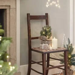 Sapin De Noël Artificiel 30cm Avec 8 LED Blanc Chaud à Piles 8 Sapin De Noël Artificiel 30cm Avec 8 LED Blanc Chaud à Piles -Boutique De Noël LL17026 LL17026 Sapin de Noel Miniature Enneige Illumine 3