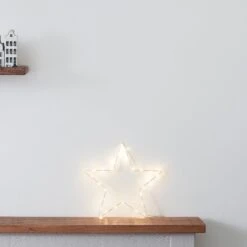 Petite Étoile Lumineuse Osby De 23cm à Piles 13 Petite Étoile Lumineuse Osby De 23cm à Piles -Boutique De Noël LL17028 Etoile Lumineuse Osby pour Fenetre Table 1