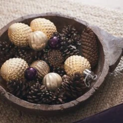 Lot De Décorations De Sapin De Noël 11 Lot De Décorations De Sapin De Noël -Boutique De Noël LL21109 boules de noel pomme de pin