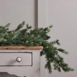 Guirlande De Noël Pré-éclairée De 1,5 M à LED Bicolores 18 Guirlande De Noël Pré-éclairée De 1,5 M à LED Bicolores -Boutique De Noël LL24043 guirlande de noel pre eclairee de 1 5 m a led bicolores 4