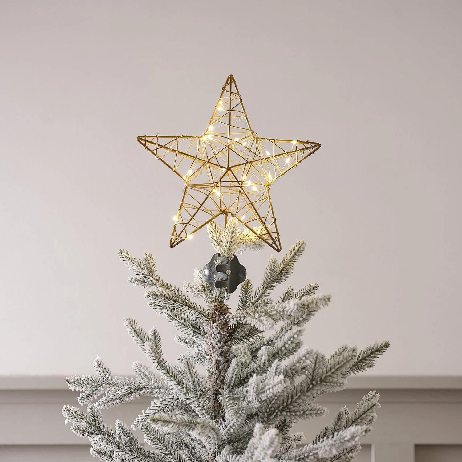 Cimier Étoile Dorée Lumineux Pour Sapin De Noël 1 Cimier Étoile Dorée Lumineux Pour Sapin De Noël