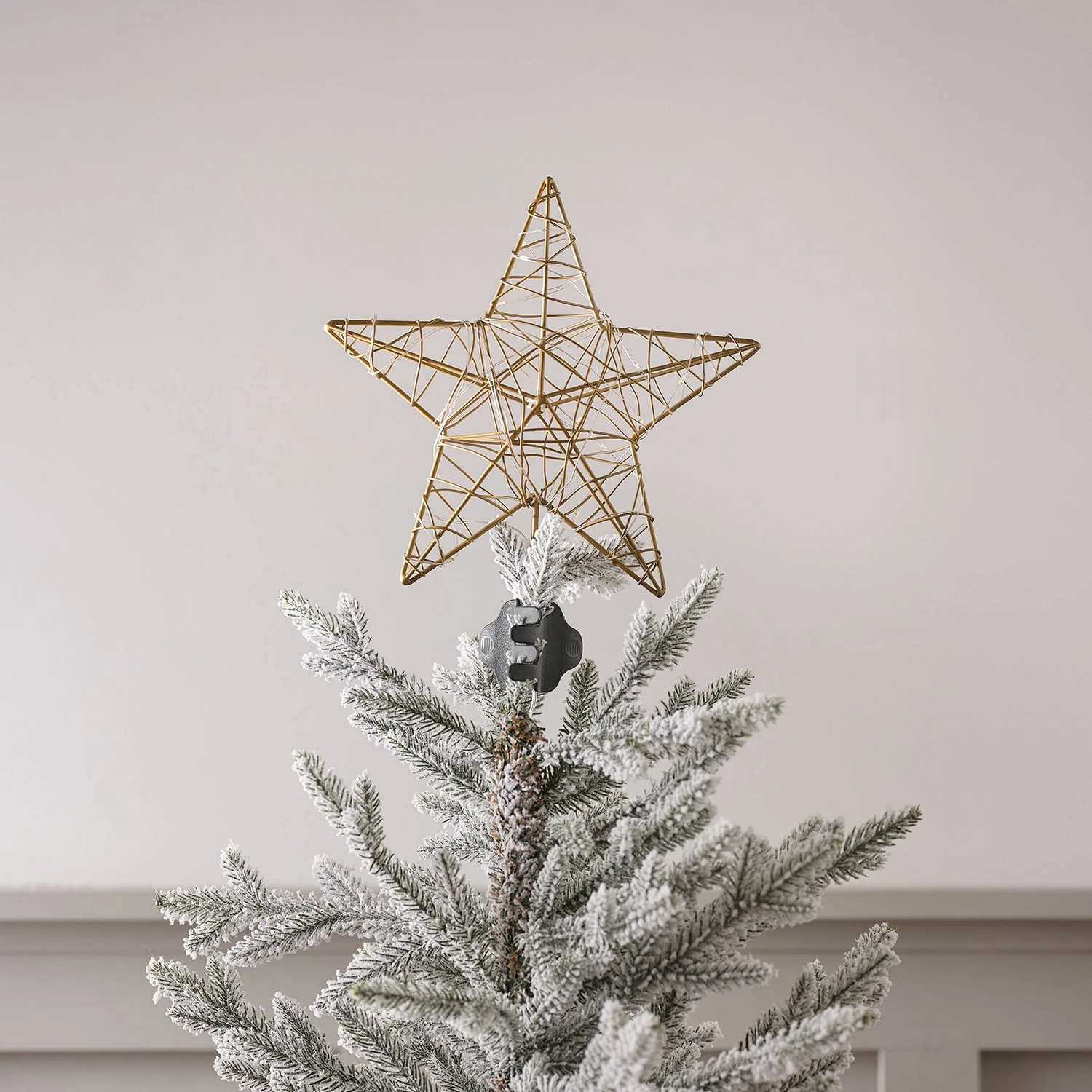 Cimier Étoile Dorée Lumineux Pour Sapin De Noël 5 Cimier Étoile Dorée Lumineux Pour Sapin De Noël – Image 5