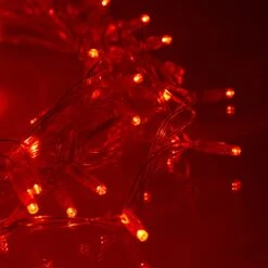 Guirlande Lumineuse Core Connect 10m 100 LED Rouge Câble Transparent Raccordable 5 Guirlande Lumineuse Core Connect 10m 100 LED Rouge Câble Transparent Raccordable -Boutique De Noël ML100RC Red LED Fairy Lights P3