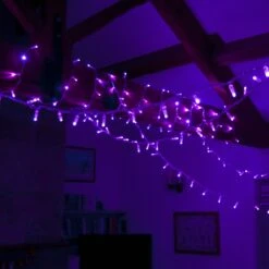 Guirlande Lumineuse Core Connect 10m 100 LED Violette Câble Transparent Raccordable 15 Guirlande Lumineuse Core Connect 10m 100 LED Violette Câble Transparent Raccordable -Boutique De Noël ML100UVC Ultra Violet LED Halloween Fairy Lights P5
