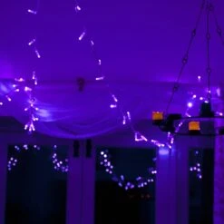 Guirlande Lumineuse Core Connect 10m 100 LED Violette Câble Transparent Raccordable 19 Guirlande Lumineuse Core Connect 10m 100 LED Violette Câble Transparent Raccordable -Boutique De Noël ML100UVC Ultra Violet LED Halloween Fairy Lights P9