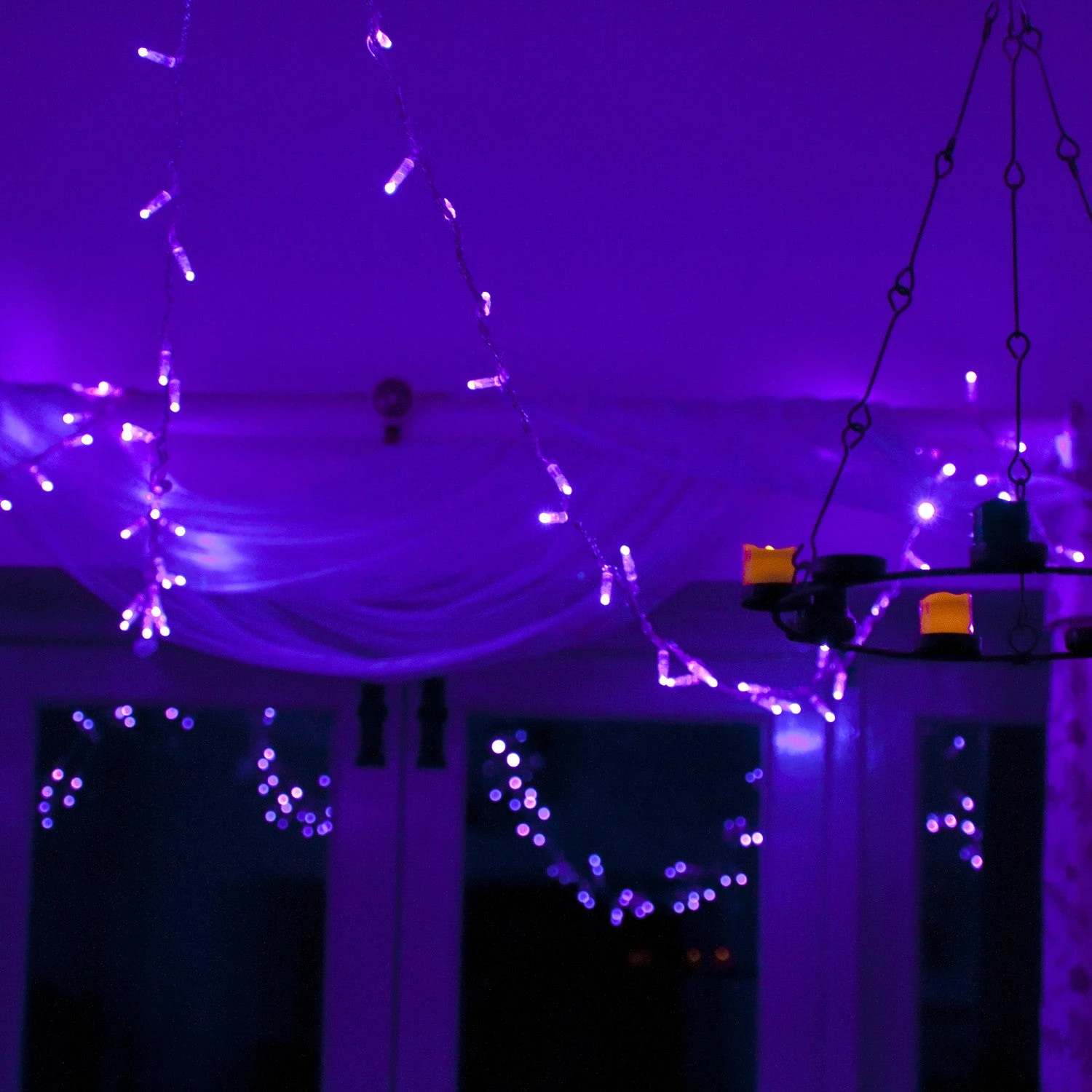 Guirlande Lumineuse Core Connect 10m 100 LED Violette Câble Transparent Raccordable 10 Guirlande Lumineuse Core Connect 10m 100 LED Violette Câble Transparent Raccordable – Image 10