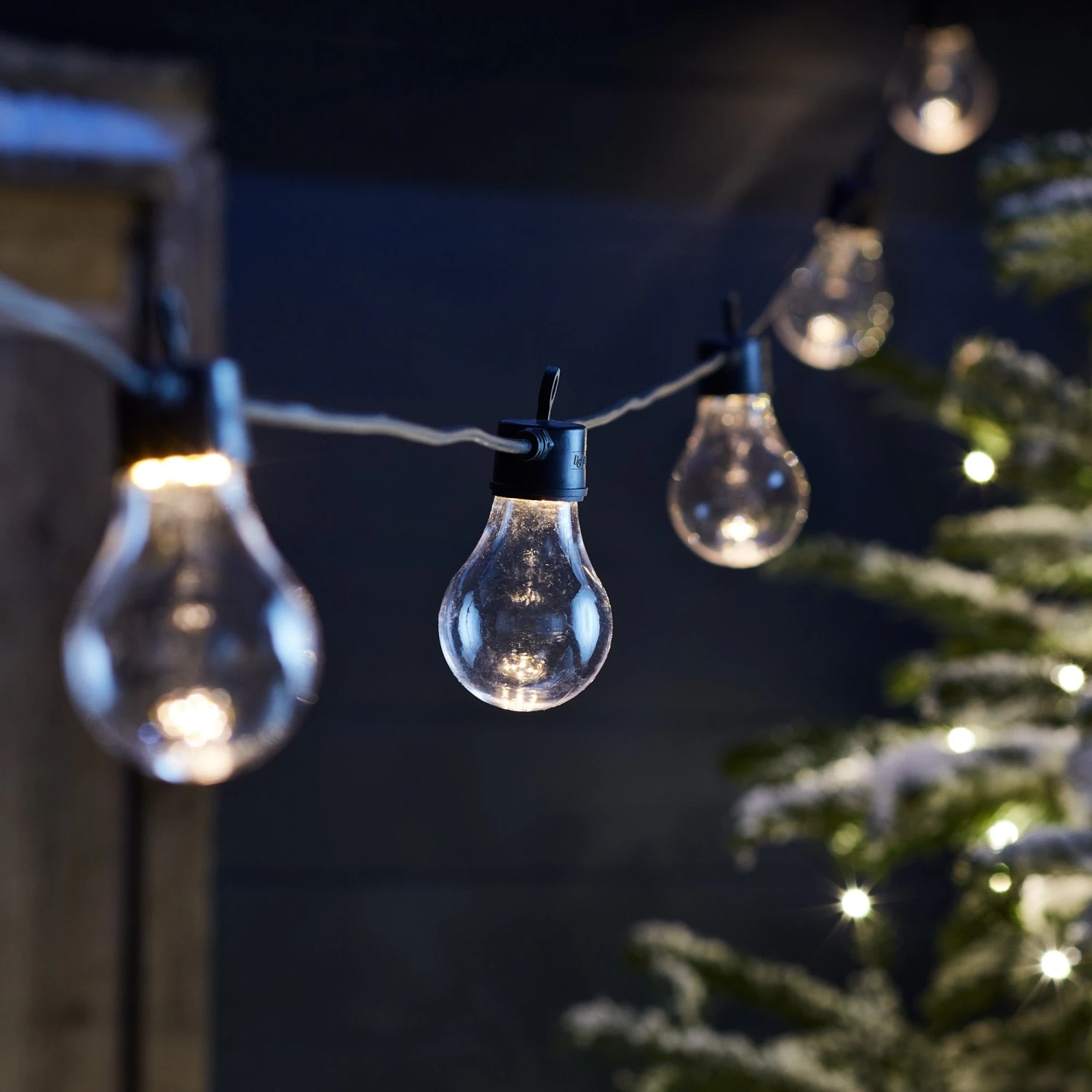 Guirlande Guinguette Core Connect 5m 10 Ampoules Blanc Chaud Câble Noir Raccordable 2 Guirlande Guinguette Core Connect 5m 10 Ampoules Blanc Chaud Câble Noir Raccordable – Image 2