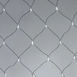 Filet Lumineux Core Connect 2m X 2m 140 LED Blanche Câble Vert Raccordable 9 Filet Lumineux Core Connect 2m X 2m 140 LED Blanche Câble Vert Raccordable -Boutique De Noël ML140WG White LED Net Light P3