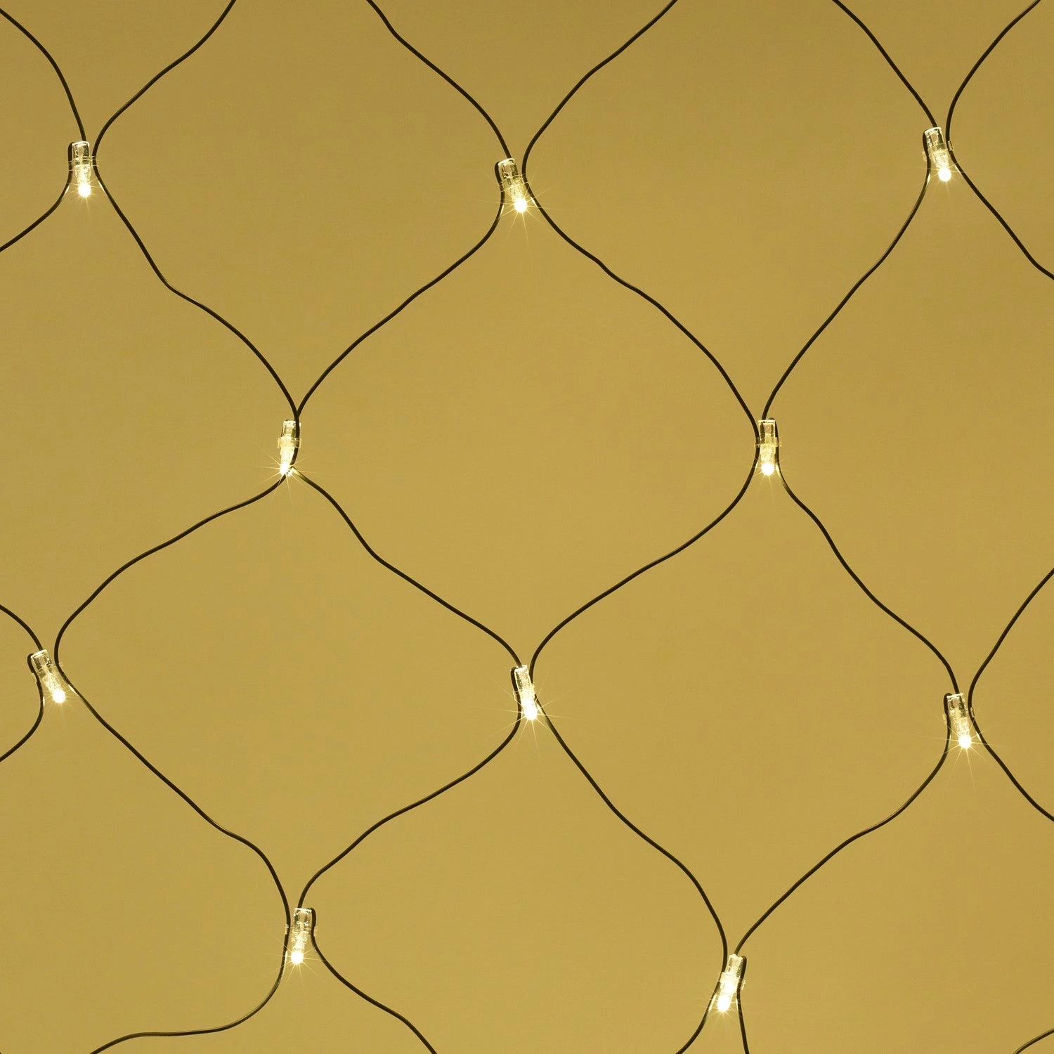 Filet Lumineux Core Connect 2m X 2m 140 LED Blanc Chaud Câble Vert Raccordable 6 Filet Lumineux Core Connect 2m X 2m 140 LED Blanc Chaud Câble Vert Raccordable – Image 6