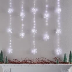 Rideau Lumineux Flocon De Neige
