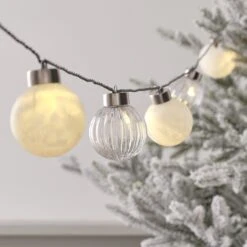 Guirlande Lumineuse à 25 Boules LED De Noël 6 Guirlande Lumineuse à 25 Boules LED De Noël -Boutique De Noël PL24041 guirlande lumineuse a 25 boules led de noel 2
