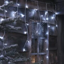 Guirlande Stalactite De 6 M à LED Bicolores -Boutique De Noël PL24048EU guirlande stalactite de 6 m a led bicolores 6