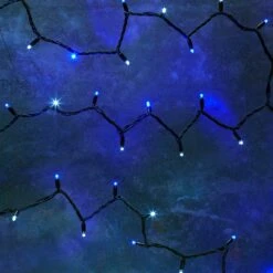 Guirlande Lumineuse Pro Connect 50m 500 LED Bleue Et Blanche Câble Noir Raccordable -Boutique De Noël PR50BWB Guirlande Lumineuse Exterieure 50 LED Blanche et Bleues Cable Noir Serie Pro 2b94a1cb 5e78 4b3d b0b6 d614745838dd