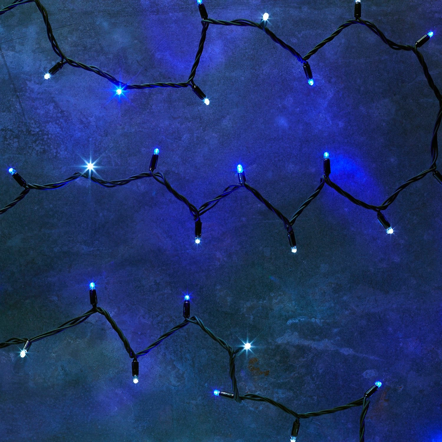 Guirlande Lumineuse Pro Connect 30m 300 LED Bleue Et Blanche Câble Noir Raccordable 4 Guirlande Lumineuse Pro Connect 30m 300 LED Bleue Et Blanche Câble Noir Raccordable – Image 4